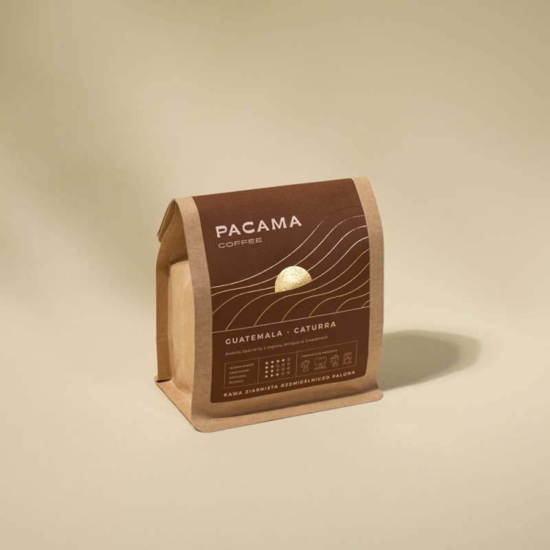 Kawa ziarnista Arabica Speciality Pacama Coffee Guatemala Caturra 250 g