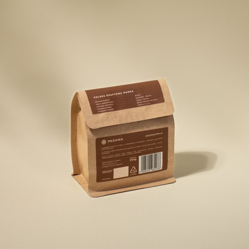 Kawa ziarnista Arabica Speciality Pacama Coffee Guatemala Caturra 250 g