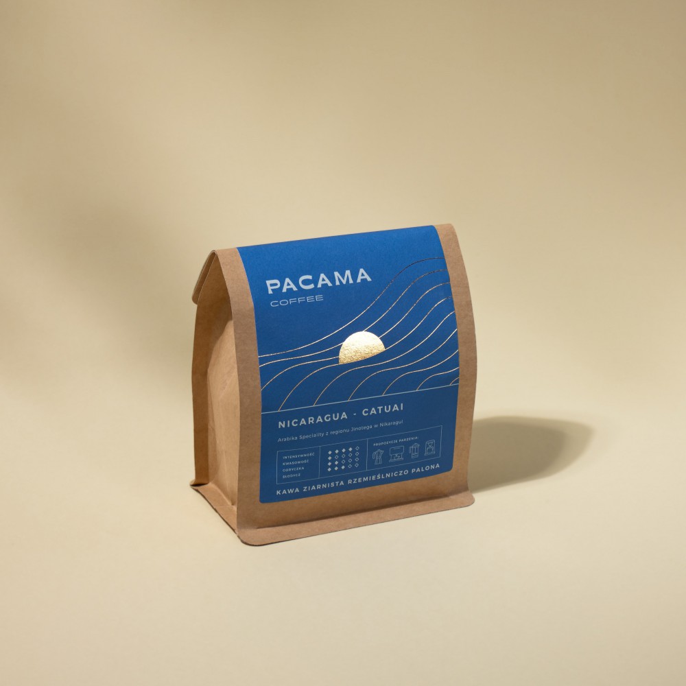 Kawa ziarnista Arabica Speciality Pacama Coffee Nicaragua Catuai 250 g