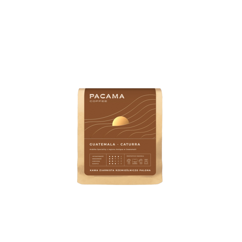 Kawa ziarnista Arabica Speciality Pacama Coffee Guatemala Caturra 250 g