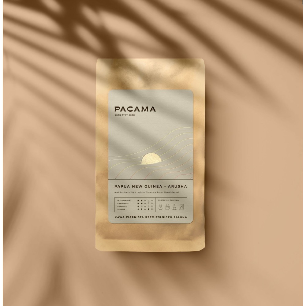 Kawa ziarnista Arabica Speciality Pacama Coffee Papua New Guinea Arusha 1 kg