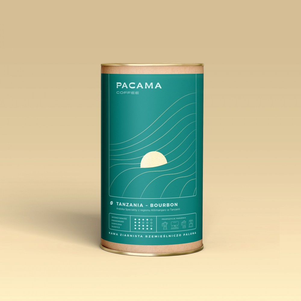 Kawa ziarnista świeżo palona Pacama Coffee Tanzania - Bourbon 200 g