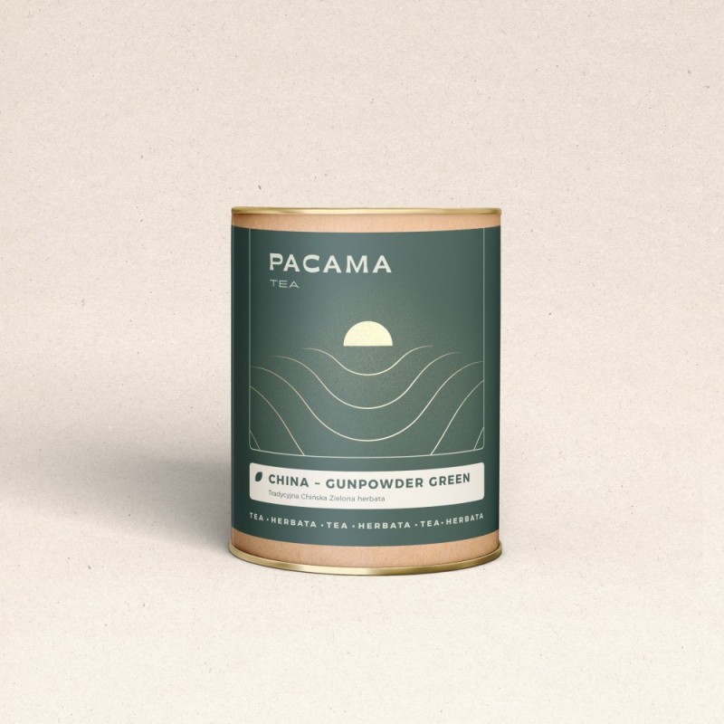 Herbata Pacama Tea China Gunpowder Green 100g puszka