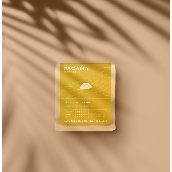 Kawa ziarnista świeżo palona Pacama Coffee Peru - Bourbon 200 g puszka 2
