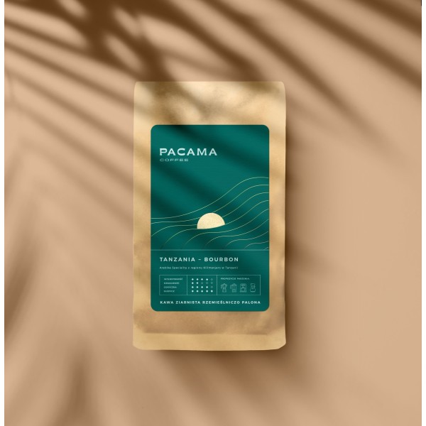 Kawa ziarnista świeżo palona Pacama Coffee Tanzania - Bourbon 200 g puszka 2