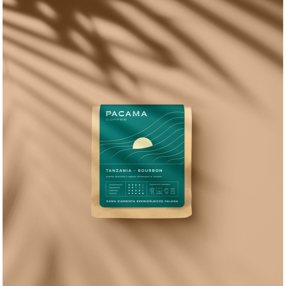 Kawa ziarnista świeżo palona Pacama Coffee Tanzania - Bourbon 250g