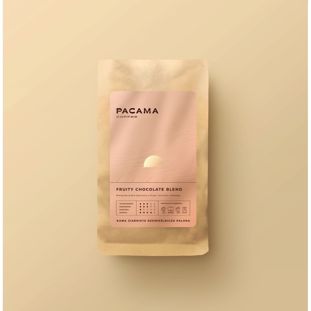 Kawa Arabica Fruity Chocolate Blend 1 kg torba