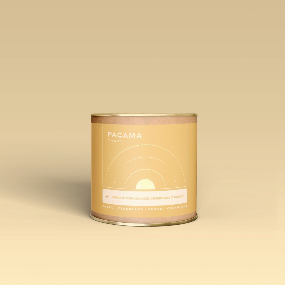 Banan w czekoladzie mlecznej Pacama Choco 150g puszka